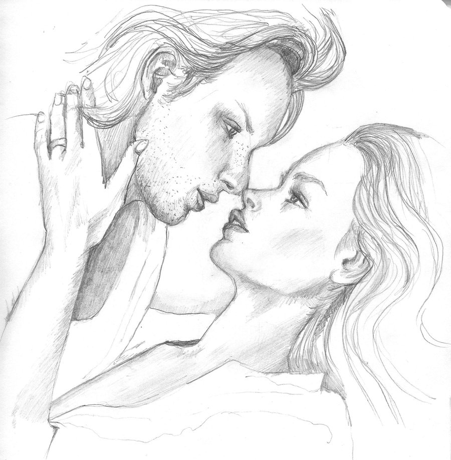 Sketch Of Couples Full Hd Photos Pencil Sketch Images - Barbie Doll Hd Drawing , HD Wallpaper & Backgrounds