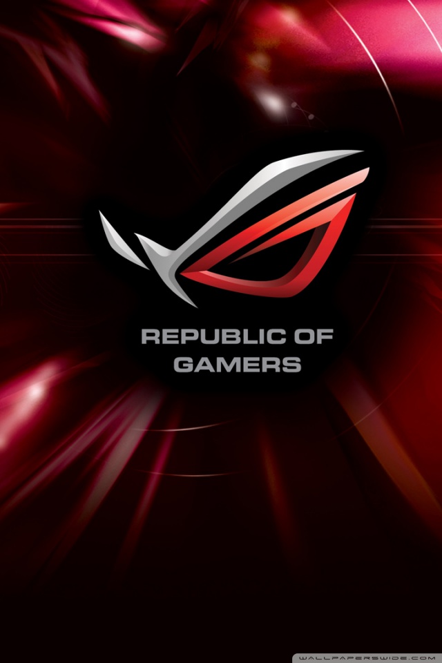 Mobile Hvga - Logo Republic Of Gamer , HD Wallpaper & Backgrounds