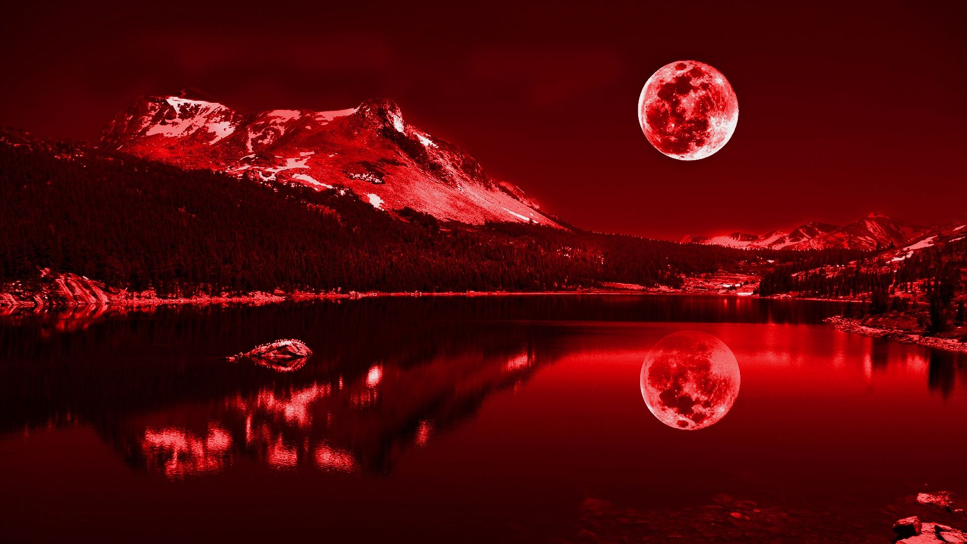 Red Landscape Wallpaper - 1360 X 768 Wallpapers Hd , HD Wallpaper & Backgrounds