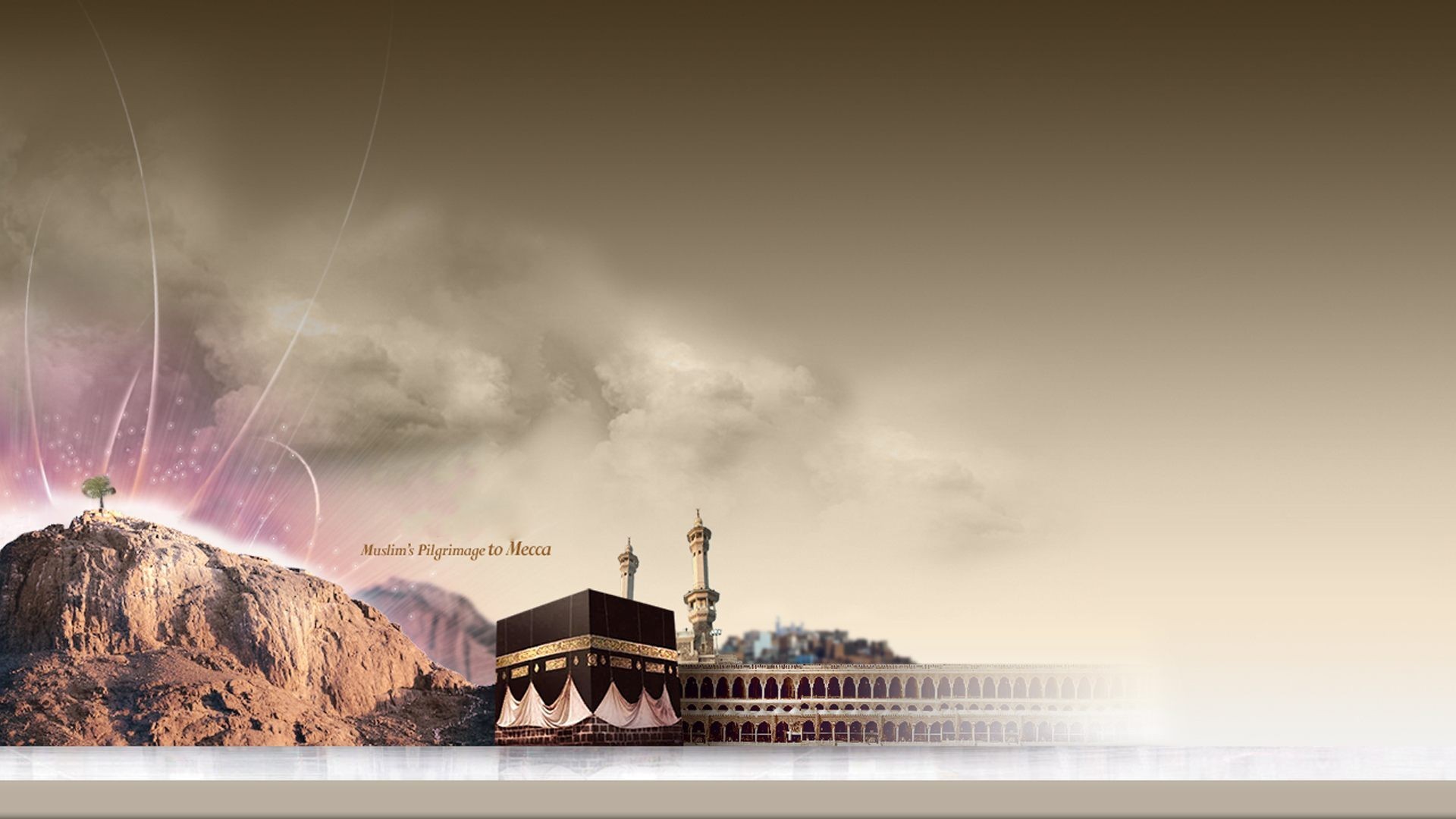 Islamic Wallpaper Hd 1080p Free Download - Jabal Al-nour , HD Wallpaper & Backgrounds