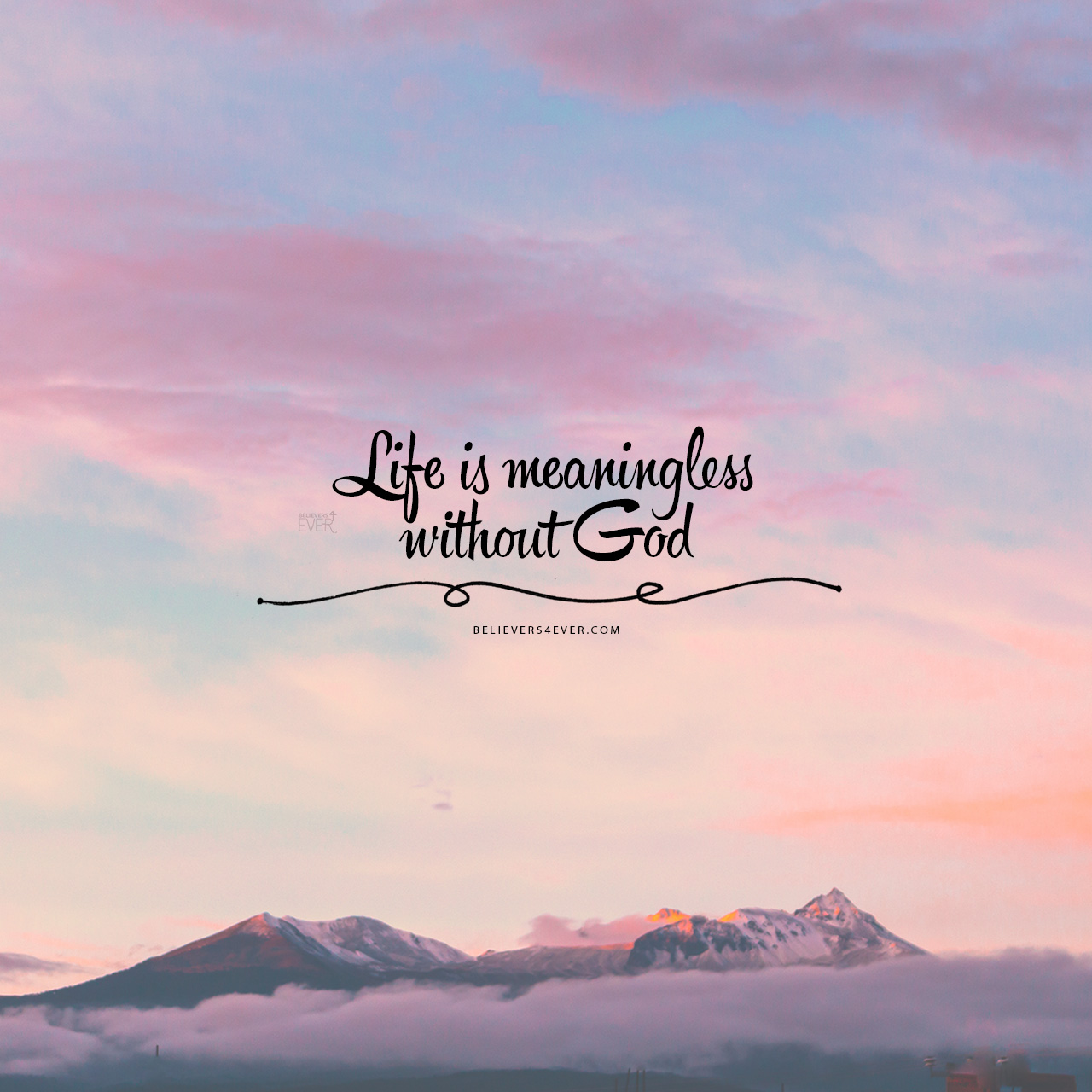 Click Here To Download This Ipad/tablet Wallpaper - Life Is Meaningless Without God , HD Wallpaper & Backgrounds