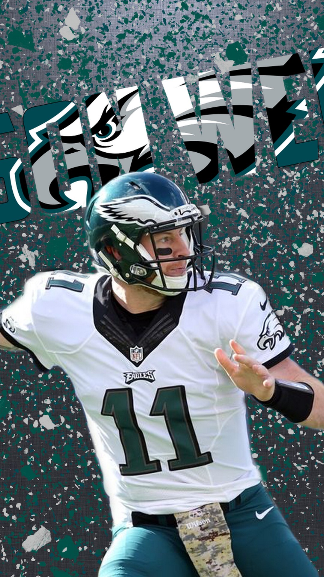 Philadelphia Eagles Wallpaper Iphone Hd With Resolution - Philadelphia Eagles Wallpaper Iphone X , HD Wallpaper & Backgrounds