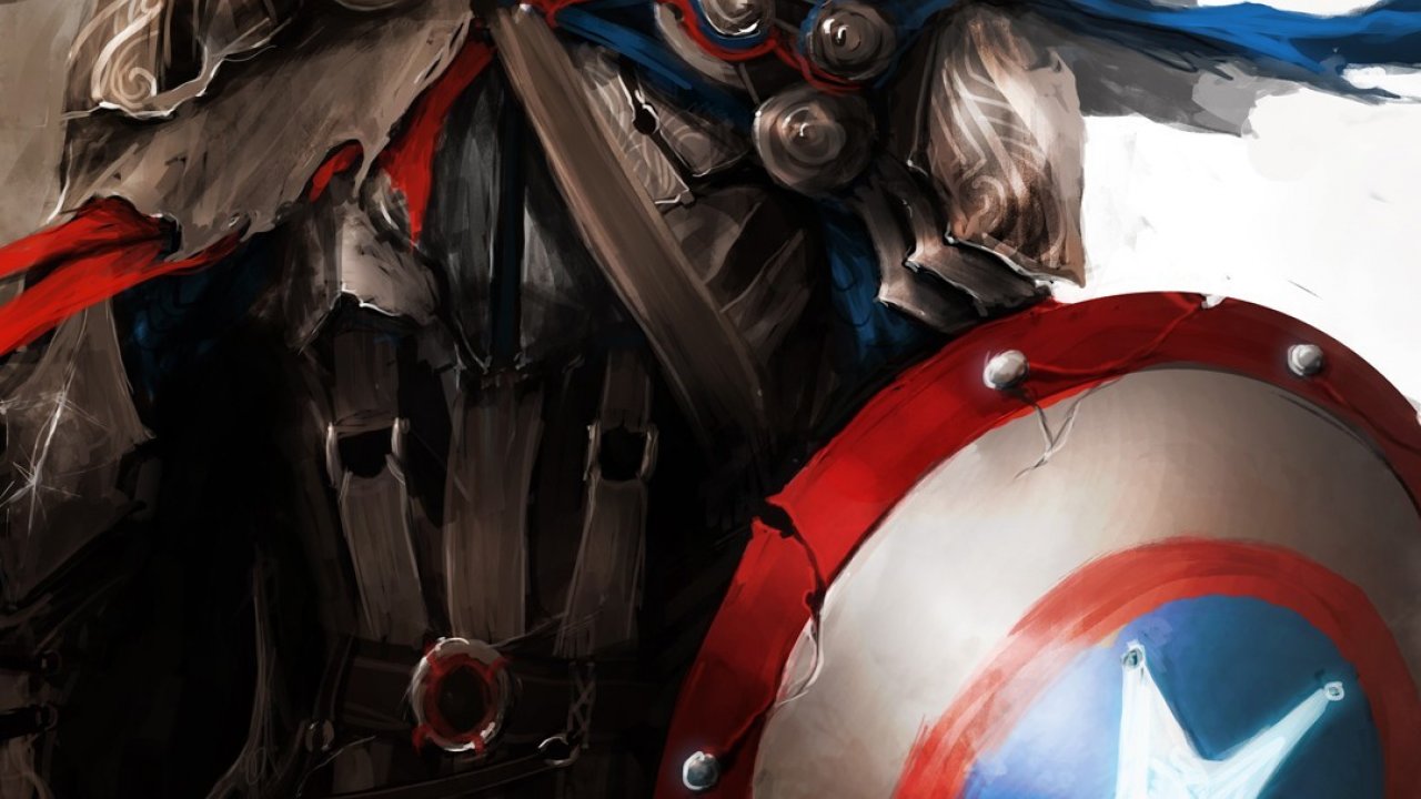 Medieval, Captain, Americfantasy, Mobile, Wallpaper, - Home Screen Captain America Wallpaper For Android , HD Wallpaper & Backgrounds