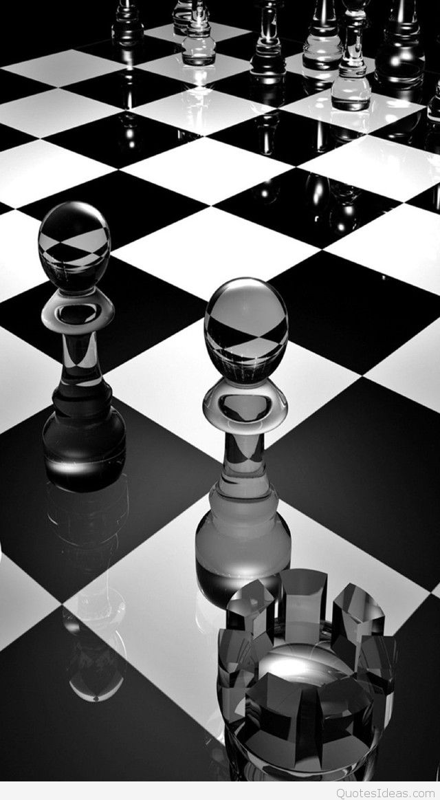 Glass Chess Pieces 3d Mobile Wallpaper 4458 - Glass Wallpaper For Mobile , HD Wallpaper & Backgrounds