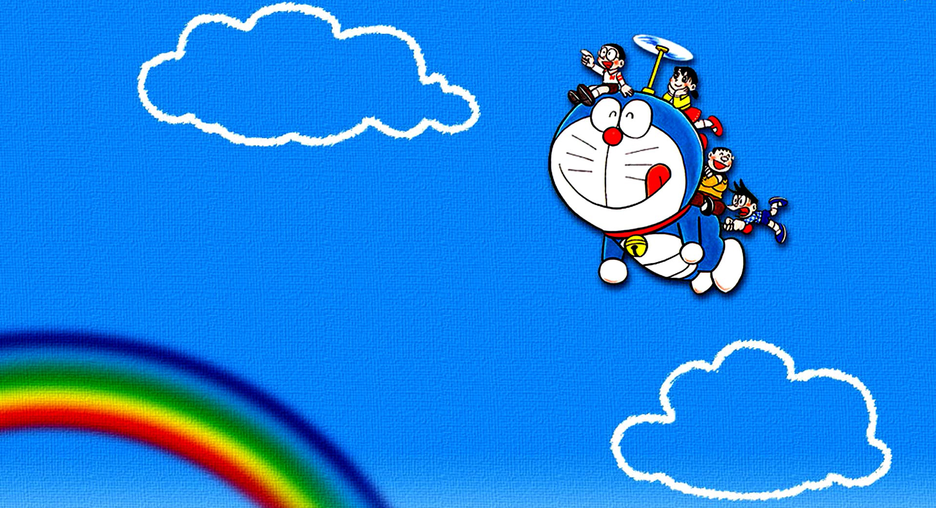 Wallpaper Doraemon - Background Power Point Doraemon , HD Wallpaper & Backgrounds
