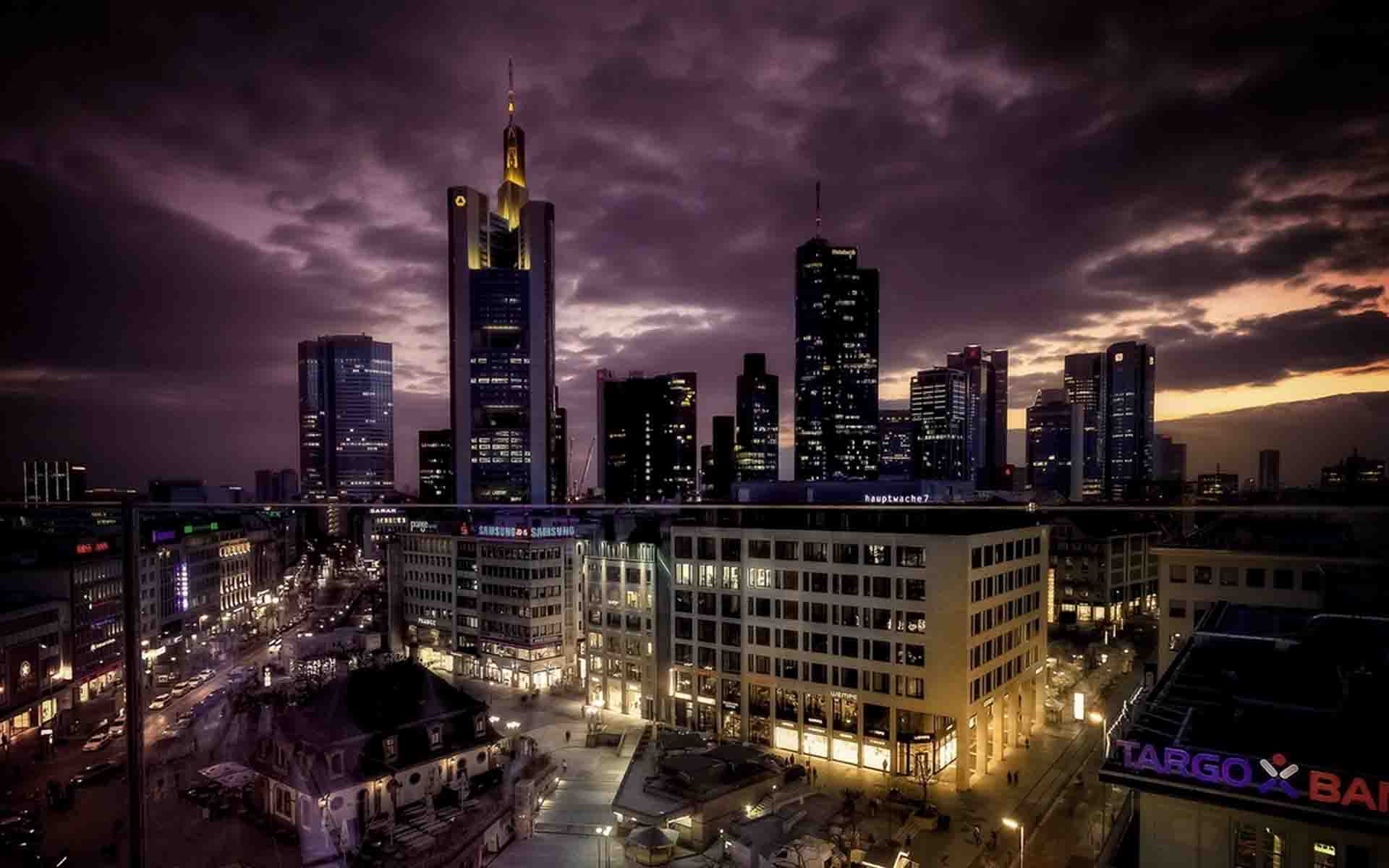 Big City Life Hd Wallpaper - Frankfurt Am Main , HD Wallpaper & Backgrounds