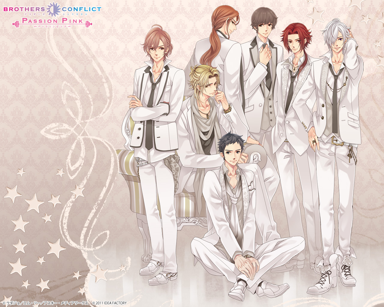 Brothers Conflict - Brothers Conflict Passion Pink Psp , HD Wallpaper & Backgrounds