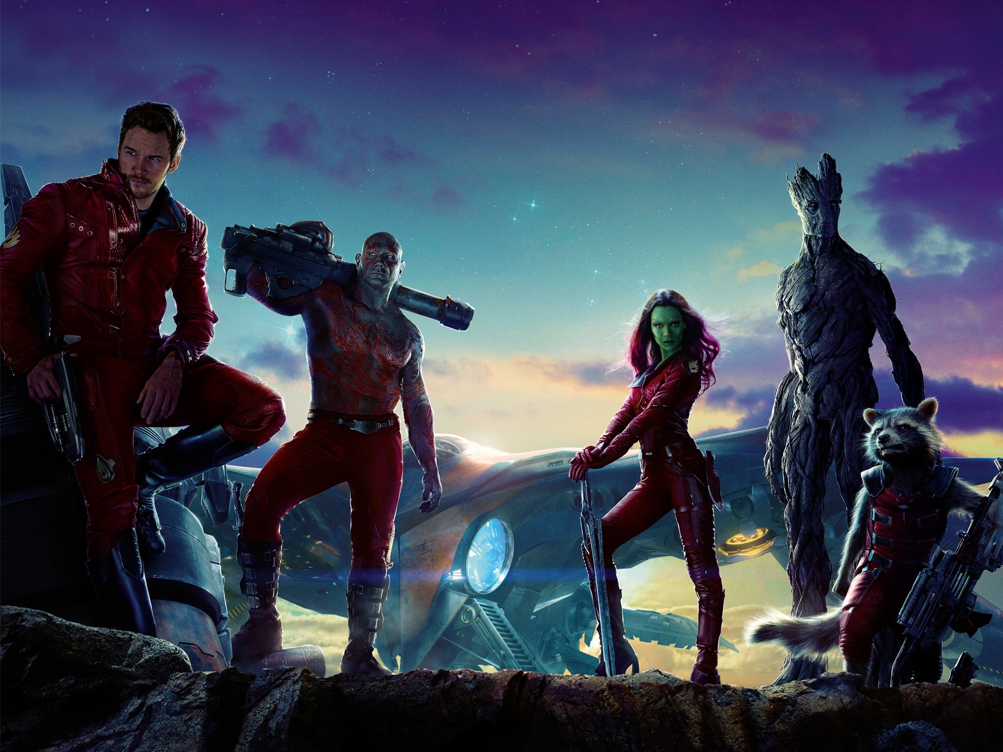 Wallpaper Película Guardianes De La Galaxia - Guardians Of The Galaxy Movie Scene , HD Wallpaper & Backgrounds