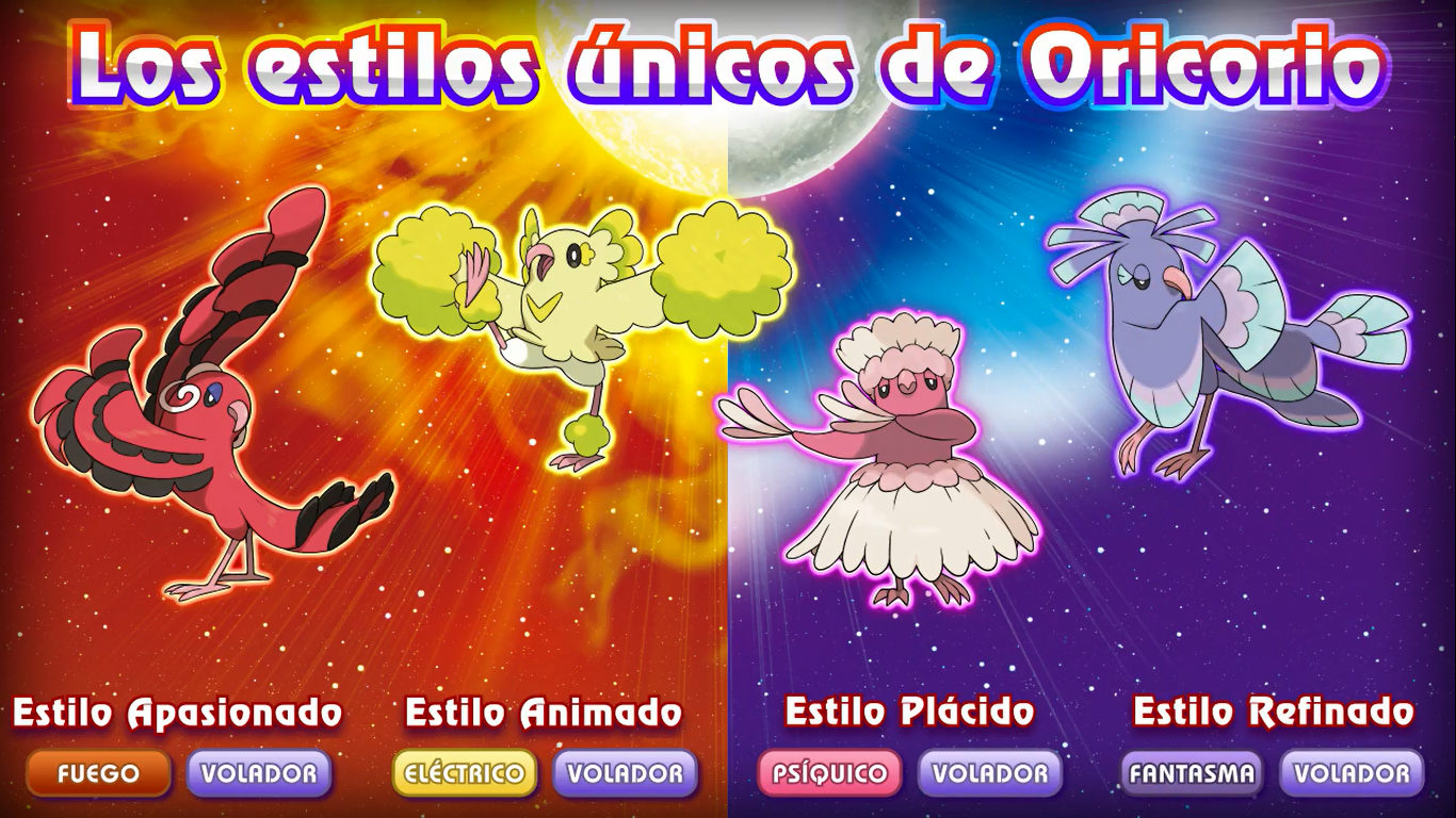 Oricorio En Pokémon Sol Y Luna - Oricorio Form , HD Wallpaper & Backgrounds