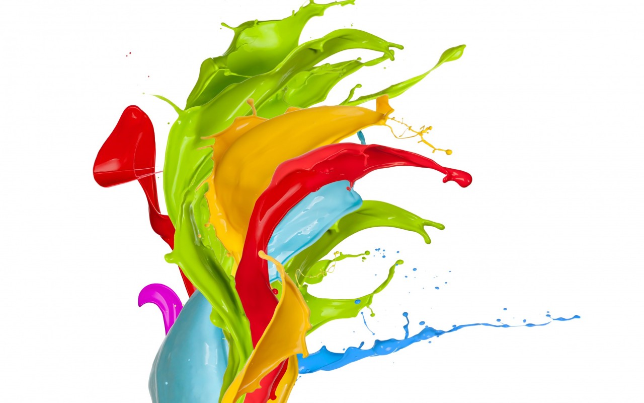Paint Splatter Exotic Flower Wallpapers And Stock Photos - Color Paint , HD Wallpaper & Backgrounds