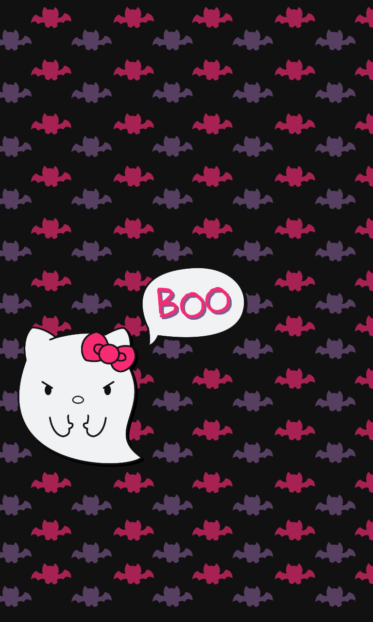 Hola Ya Que Viene El Dia De Brujas, Hicimos Unos Nuevos - Cute Halloween Backgrounds Iphone , HD Wallpaper & Backgrounds