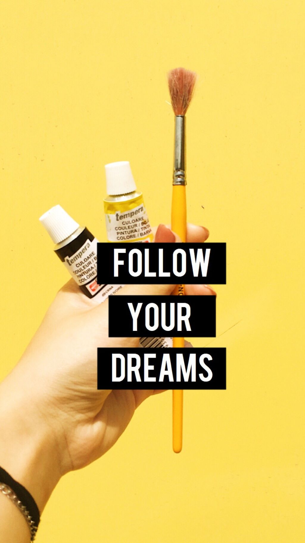 Download Freetoedit Wallpaper Tumblr Yellow Art - Makeup Brushes On Itl.cat