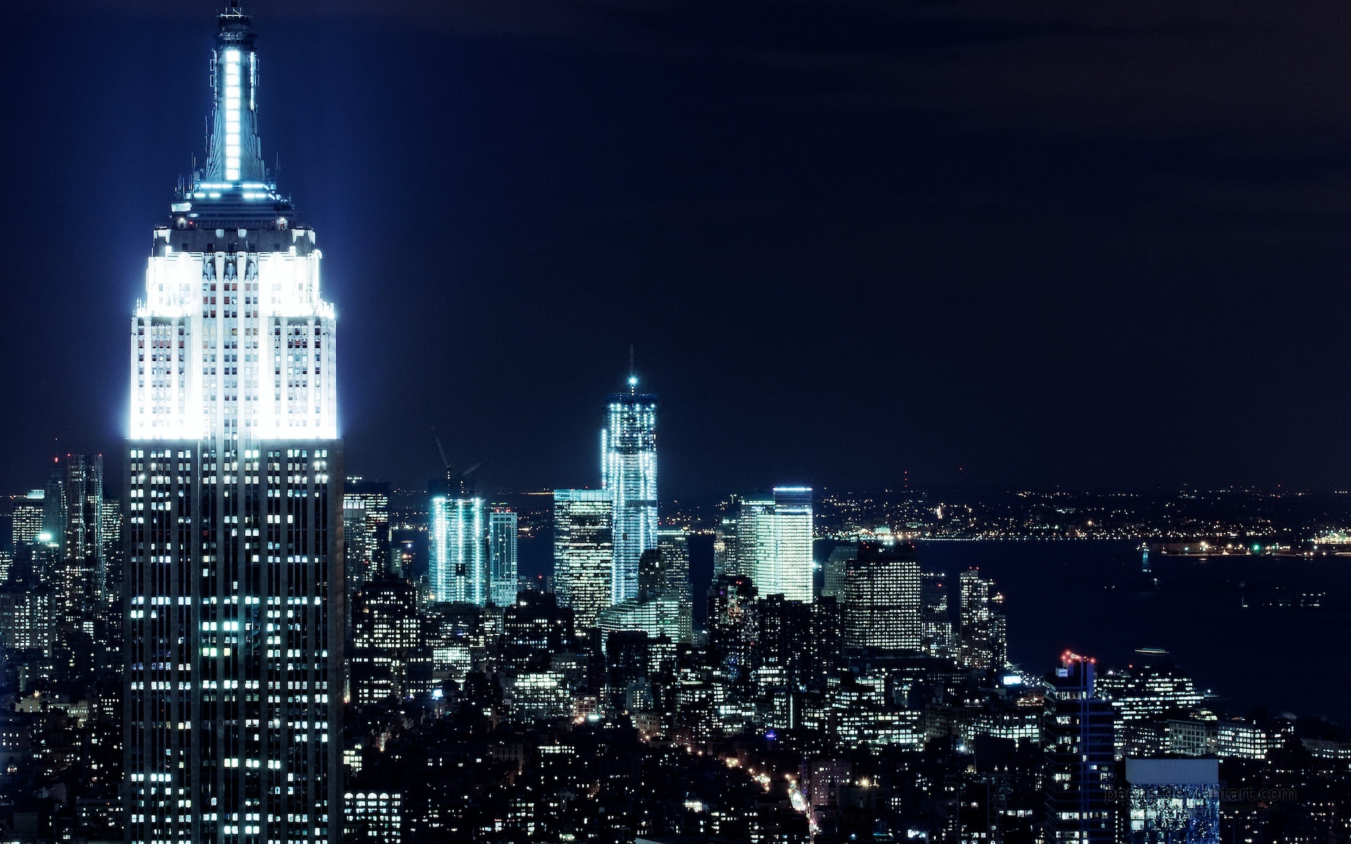 Edificio Increible En Hd - New York City Night , HD Wallpaper & Backgrounds