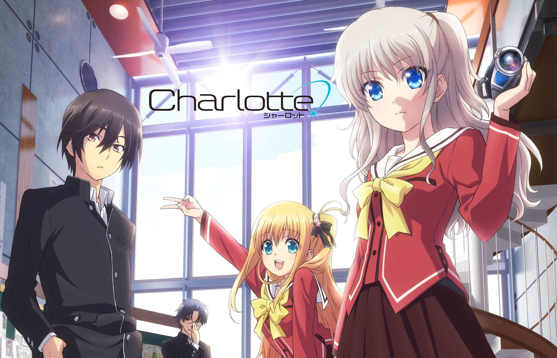 Anime, Charlotte, Joujirou Takajou, Nao Tomori, Yusa - Charlotte Anime Hd , HD Wallpaper & Backgrounds