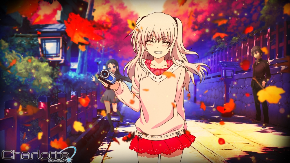 Download Charlotte, Tomori Nao, Big Smile, Scenic, - Charlotte Anime , HD Wallpaper & Backgrounds