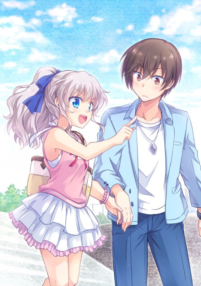 Charlotte Anime Yuu And Nao Tomori Wallpaper - Otosaka Yuu And Tomori Nao , HD Wallpaper & Backgrounds