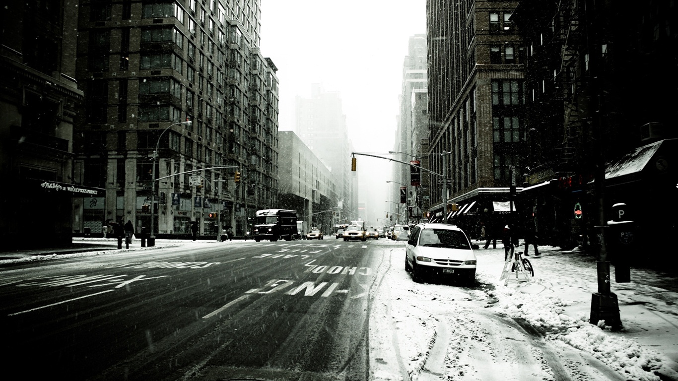 New York Snow Wallpaper Hd , HD Wallpaper & Backgrounds