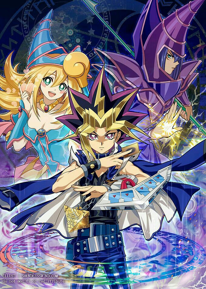 110 Images About Dunkles Magier Mädchen Und Ihre Freunde - Yami Yugi Dark Magician , HD Wallpaper & Backgrounds