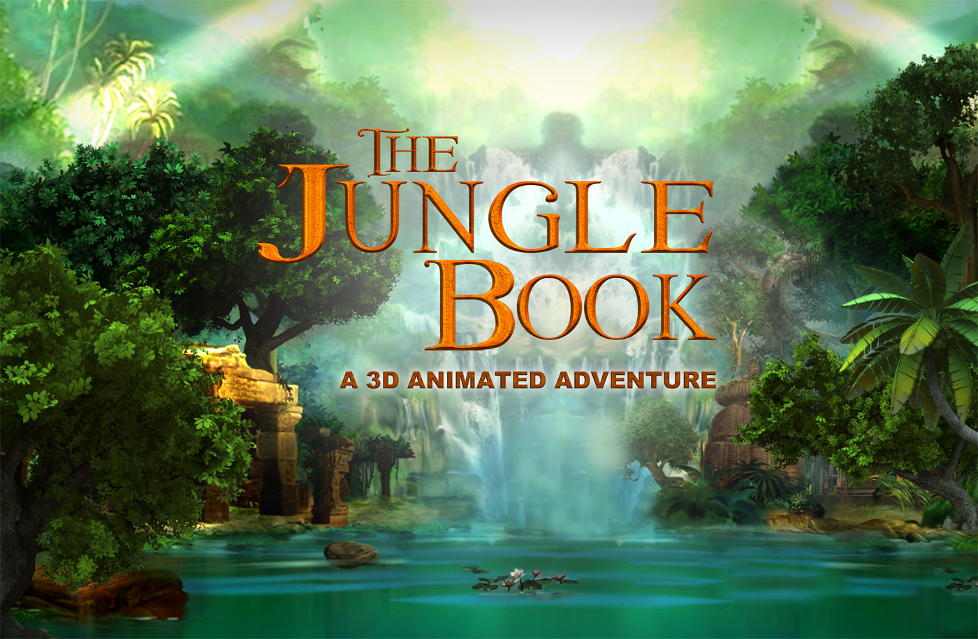 The Jungle Book - Jungle Book In Cartoon , HD Wallpaper & Backgrounds