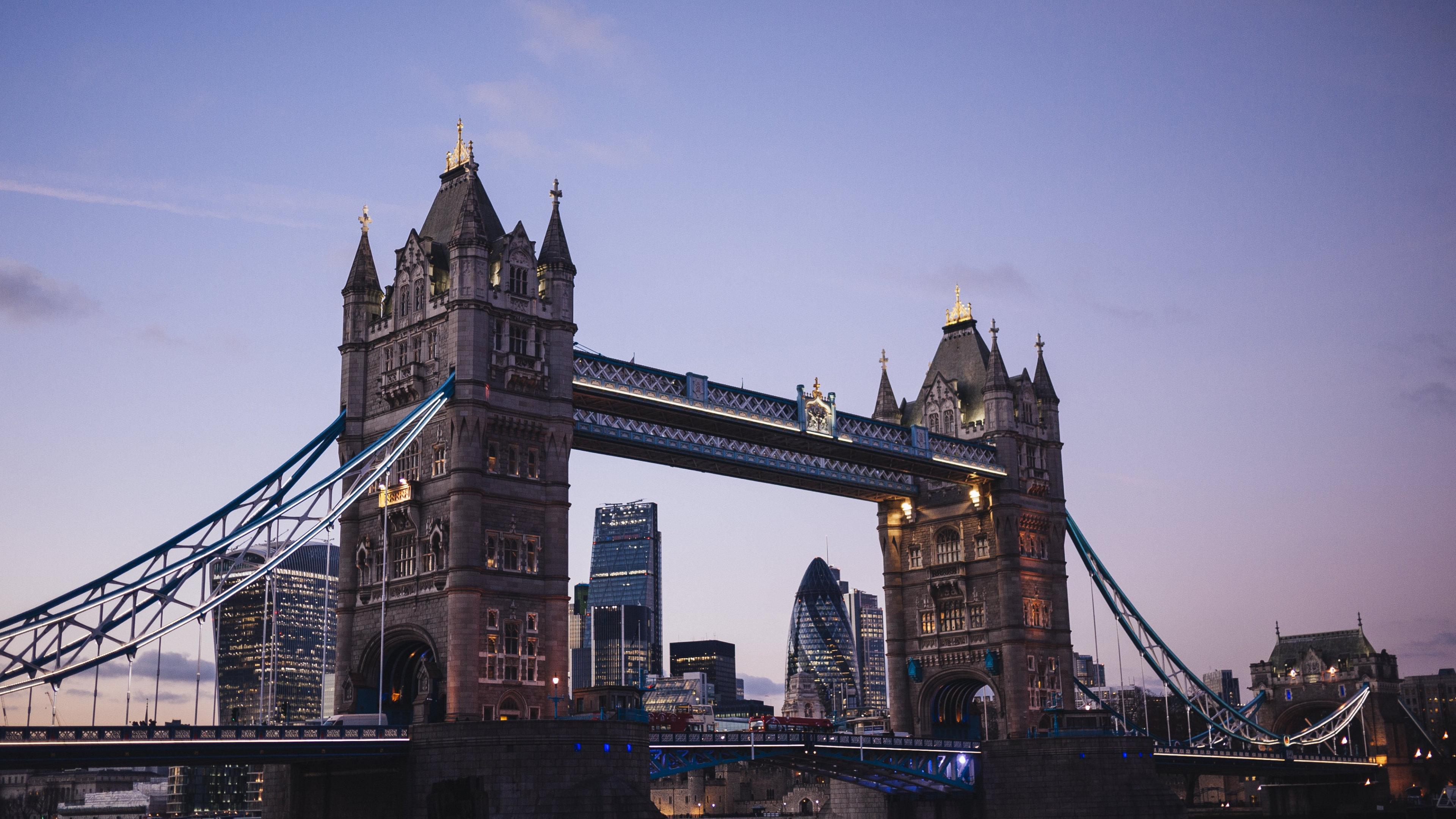 Wallpaper Tower Bridge, Night, Suspension Bridge, London - Tower Bridge , HD Wallpaper & Backgrounds