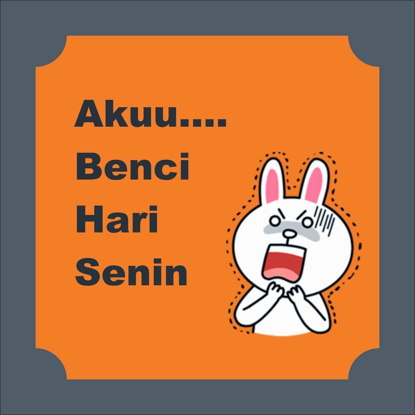 Lucu Hari Senin Terkeren Lucu Bergerak - Cartoon , HD Wallpaper & Backgrounds