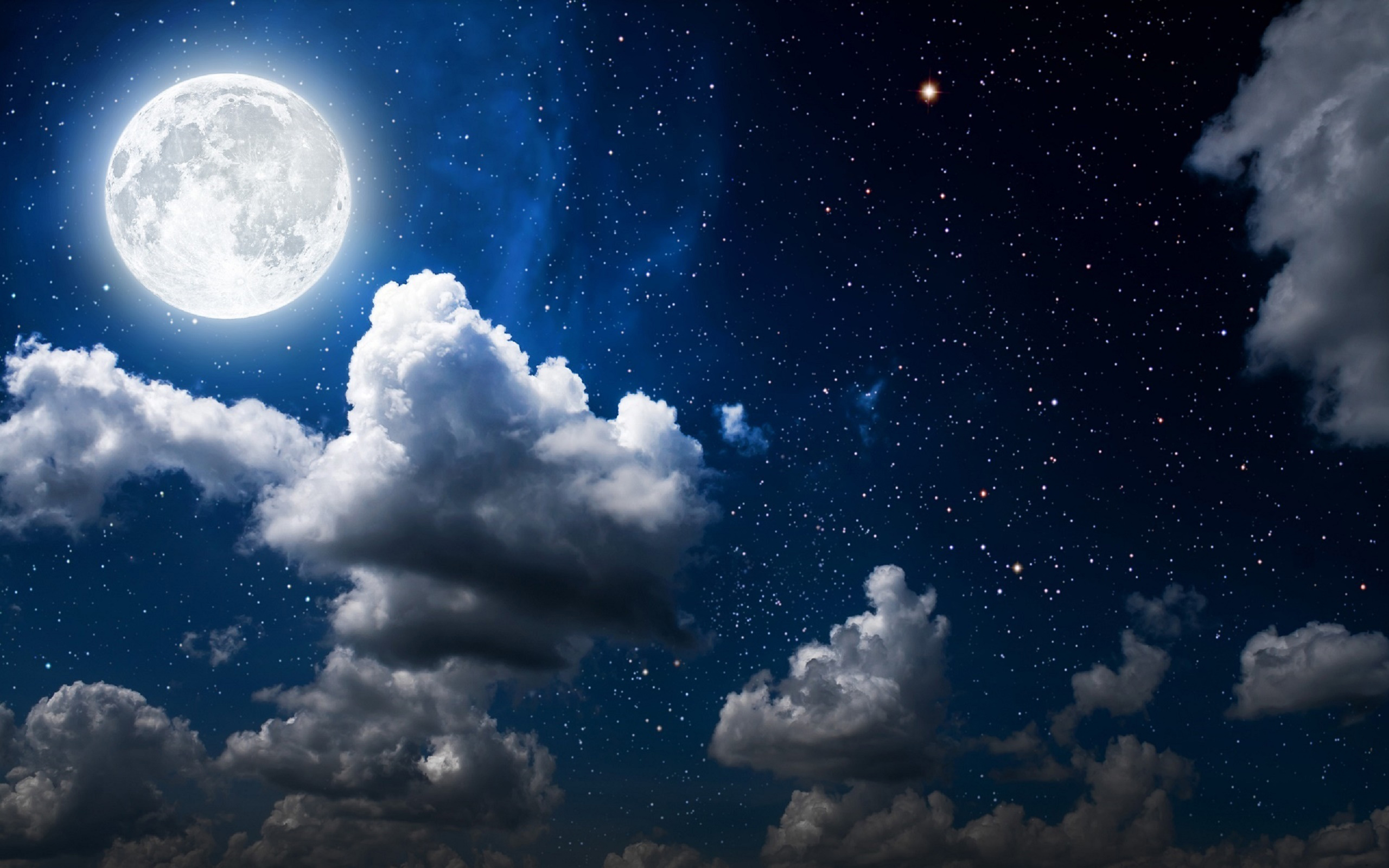 Moon Clouds Dark Sky Wallpaper , HD Wallpaper & Backgrounds