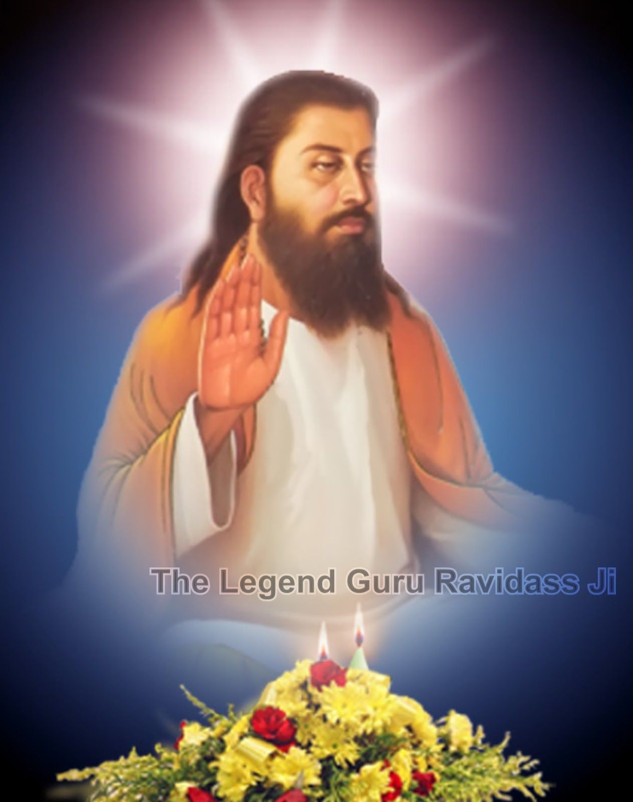 Shri Guru Ravidass Ji Hd-wallpaper ~ The Legend Guru - Shri Guru Ravidas Hd , HD Wallpaper & Backgrounds