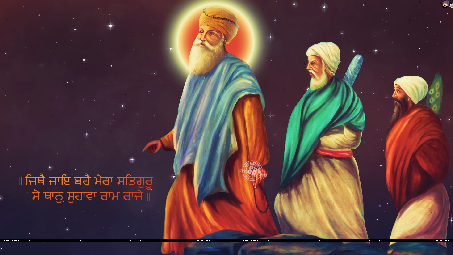 Good - Guru Nanakdev Ji In Hd , HD Wallpaper & Backgrounds