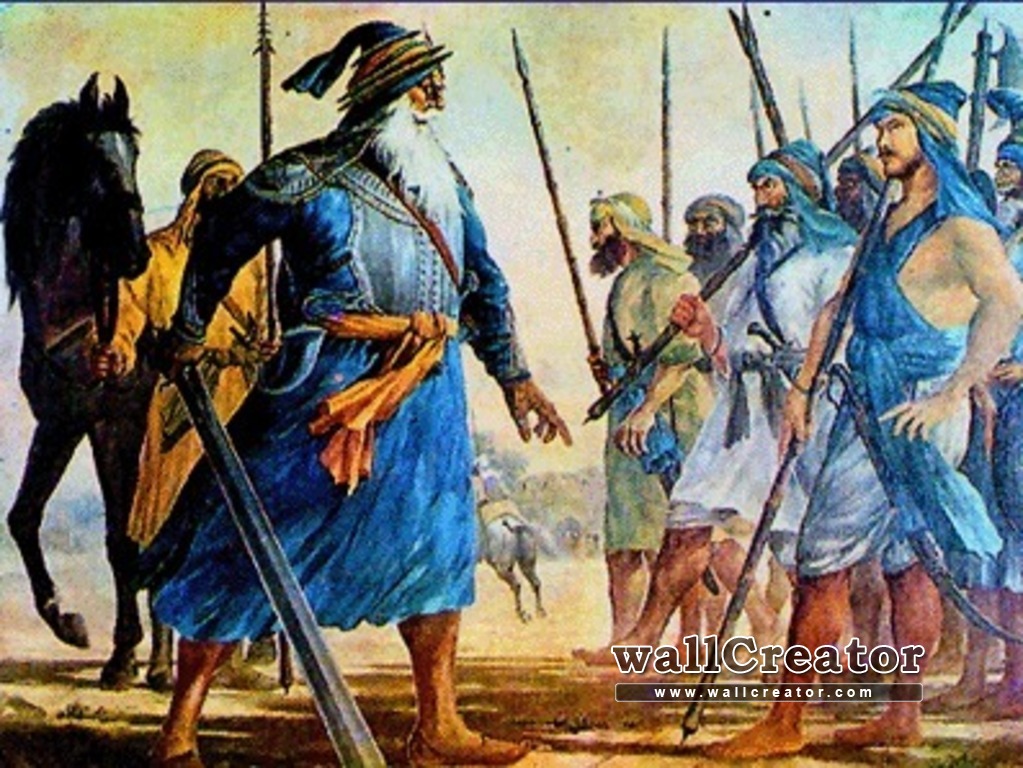 Baba Deep Singh - Baba Deep Singh Ji Shaheed , HD Wallpaper & Backgrounds