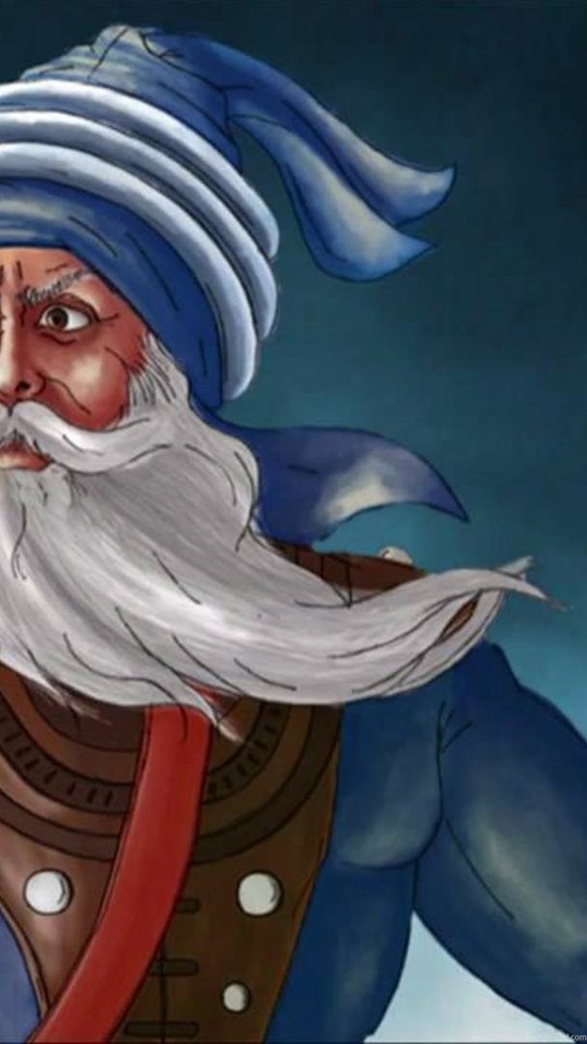 Shaheed Baba Deep Singh Ji Wallpapers Desktop Background - Baba Deep Singh Ji 16.9 , HD Wallpaper & Backgrounds