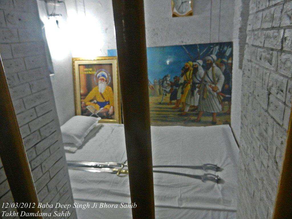Baba Deep Singh Ji Bhora Sahib Takht Dumdama Sahib - Baba Deep Singh Ji Shastra , HD Wallpaper & Backgrounds
