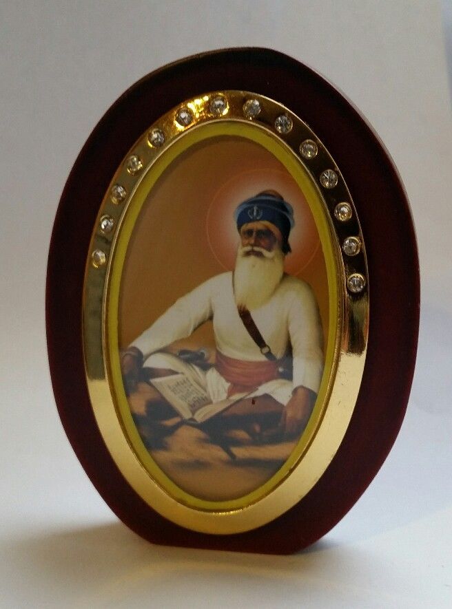 Details About Shaheed Baba Deep Singh Ji Photo Portrait - Picture Frame , HD Wallpaper & Backgrounds
