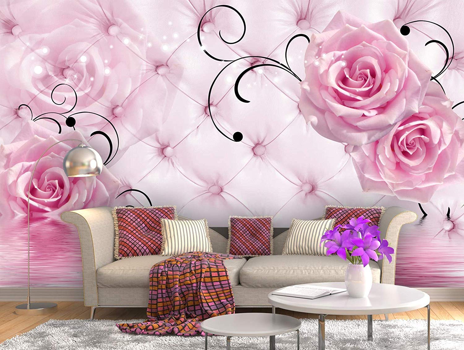 999store 3d Pink Roses Wallpaper - 3d , HD Wallpaper & Backgrounds