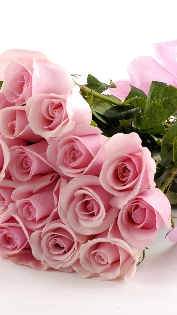 Fullscreen - Love Pink Roses , HD Wallpaper & Backgrounds