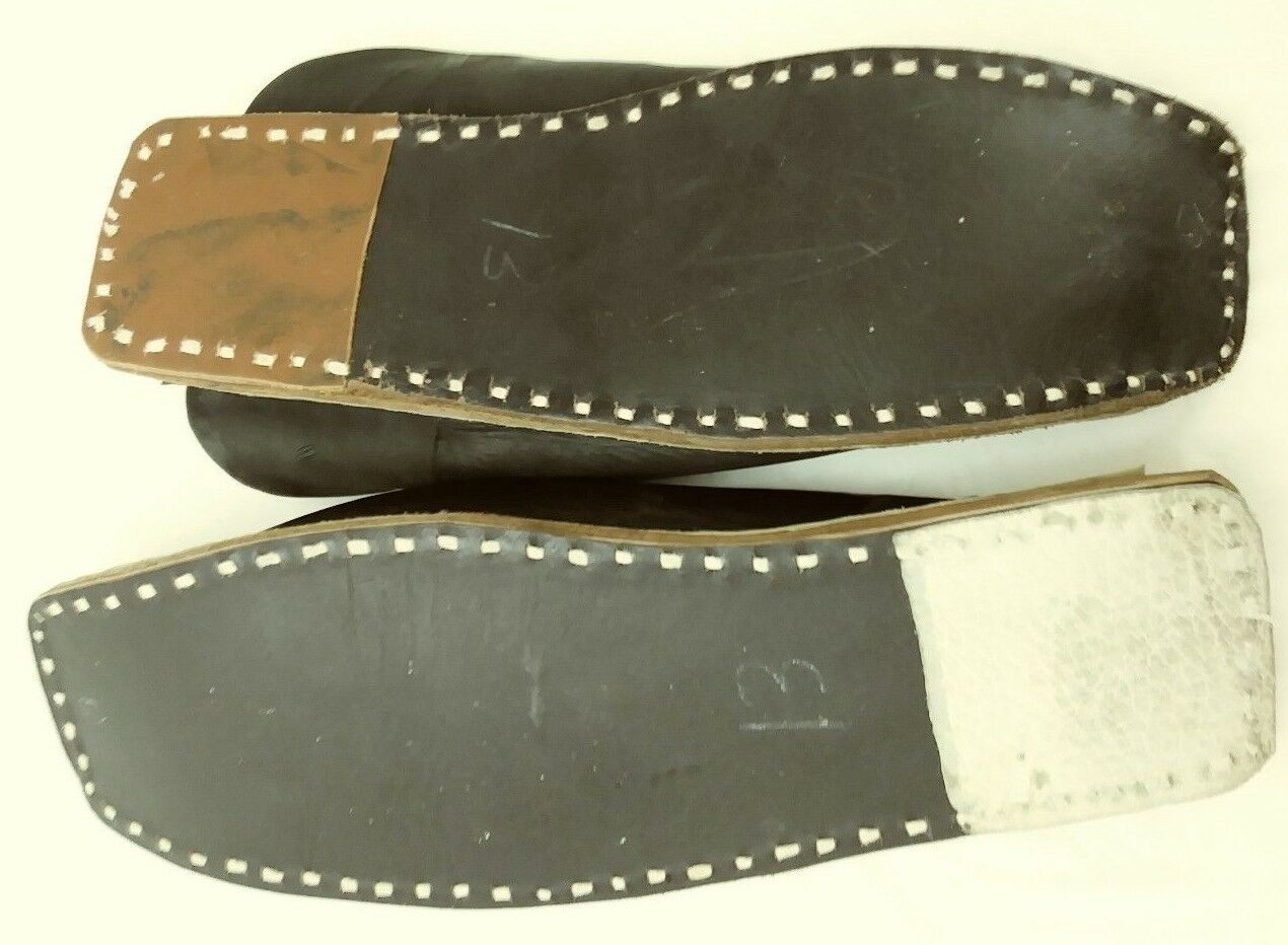 Kolhapuri Juti Juti Juti Mens Shoes Slides Us 13 Black - Leather , HD Wallpaper & Backgrounds