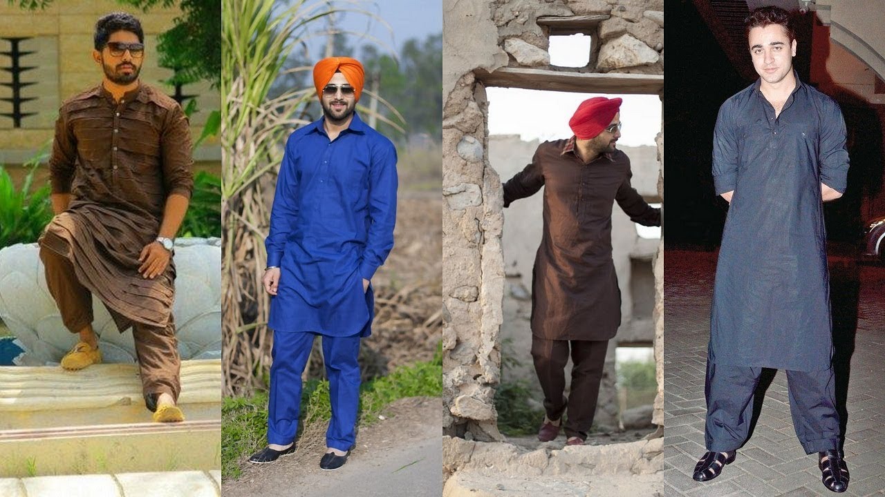 Punjabi Kurta Pajama For Men Design - Punjabi Kurta Pajama Brown , HD Wallpaper & Backgrounds
