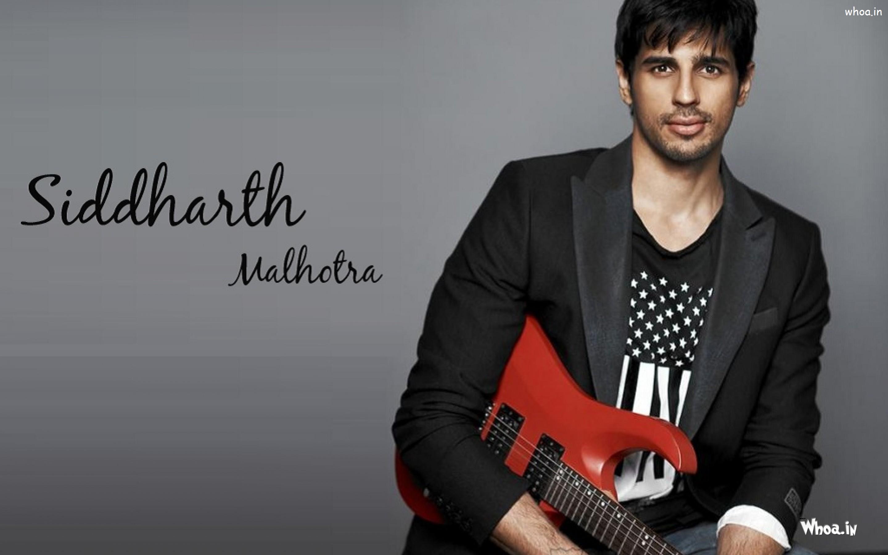 Whatsappgoogle - Siddharth Malhotra With Guitar , HD Wallpaper & Backgrounds