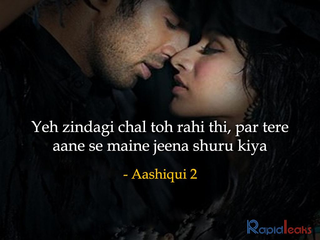 Aashiqui 2 Quotes Wallpaper - Romantic Dialogues For Love , HD Wallpaper & Backgrounds