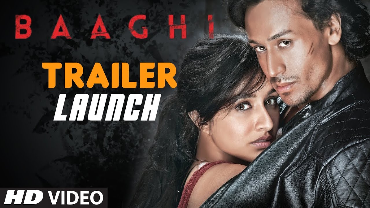 Official Baaghi Movie Trailer - Tiger Shroff Movies Poster , HD Wallpaper & Backgrounds
