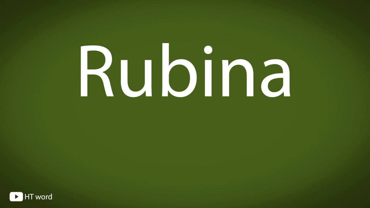 How To Pronounce Rubina - Rubina Meaning In Urdu , HD Wallpaper & Backgrounds