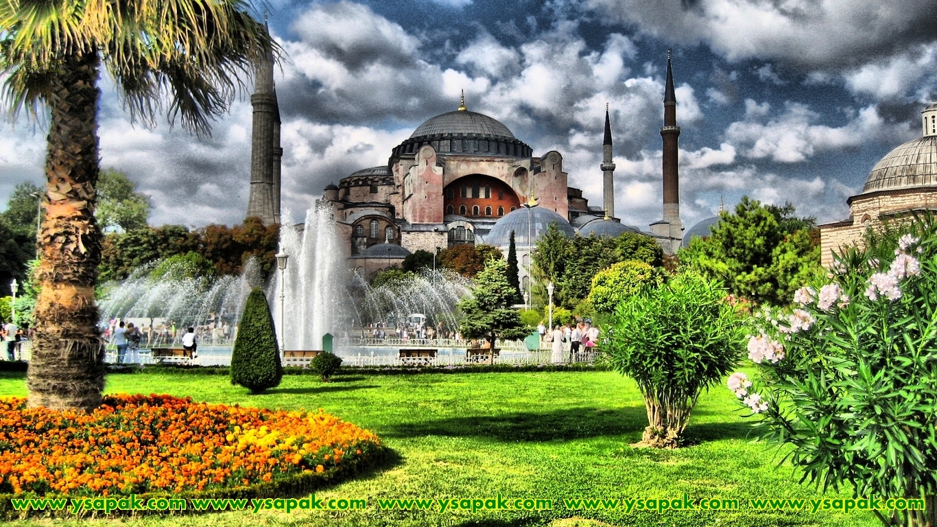 Islamic Wallpaper Android Download Free - Hagia Sophia , HD Wallpaper & Backgrounds