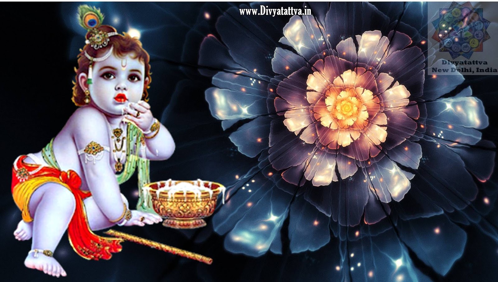 Krishna Images Download, Krishna Images Hd Free, Download - Abstract Flowers Hd , HD Wallpaper & Backgrounds