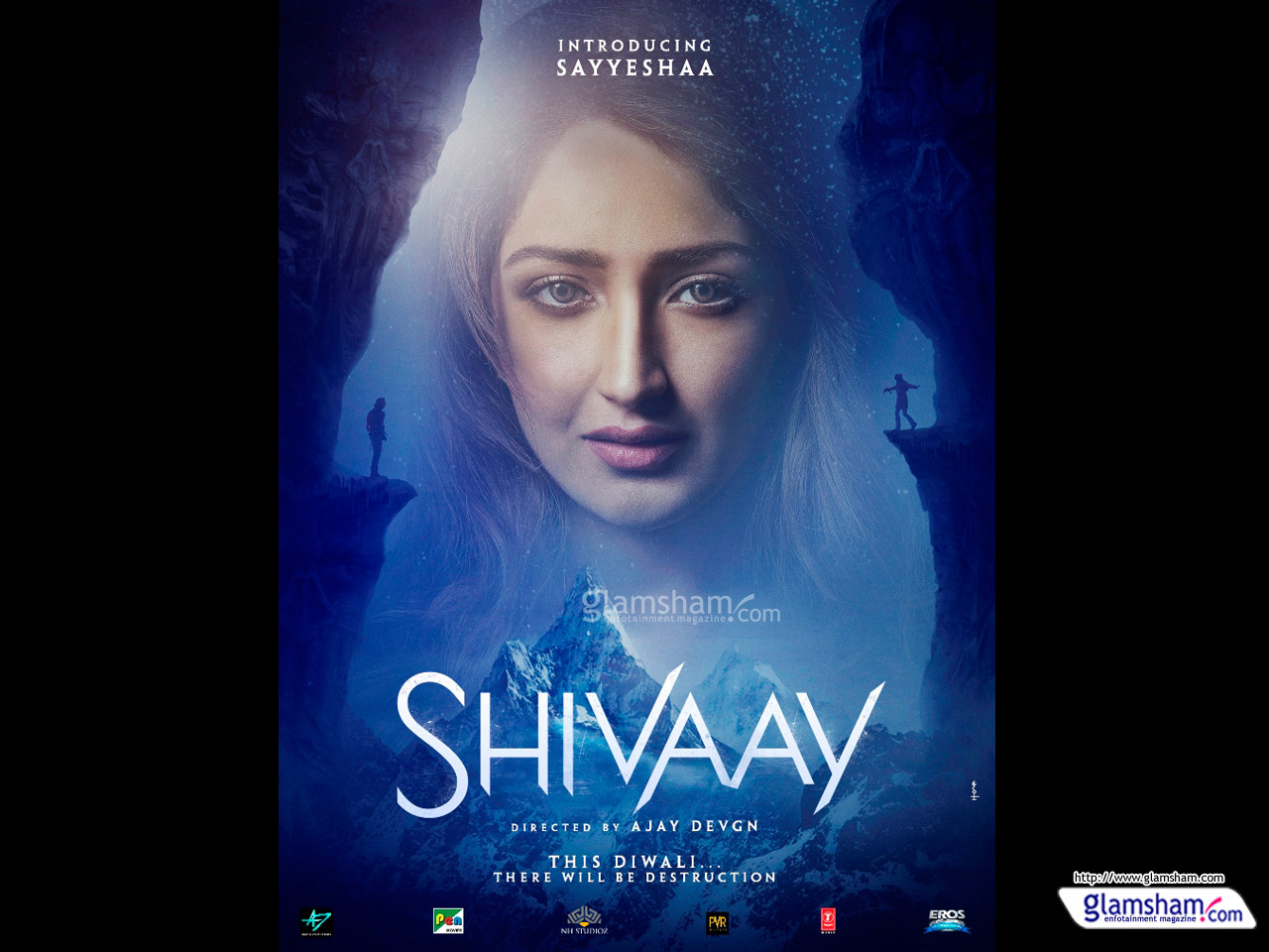 Shivaay Wallpaper - Sayeesha And Ajay Devgan In Movie , HD Wallpaper & Backgrounds
