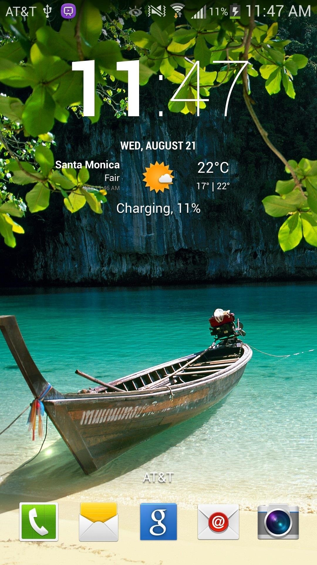 From There, You Can Add The Clock Widget - Fondo De Pantalla Samsung Playa , HD Wallpaper & Backgrounds