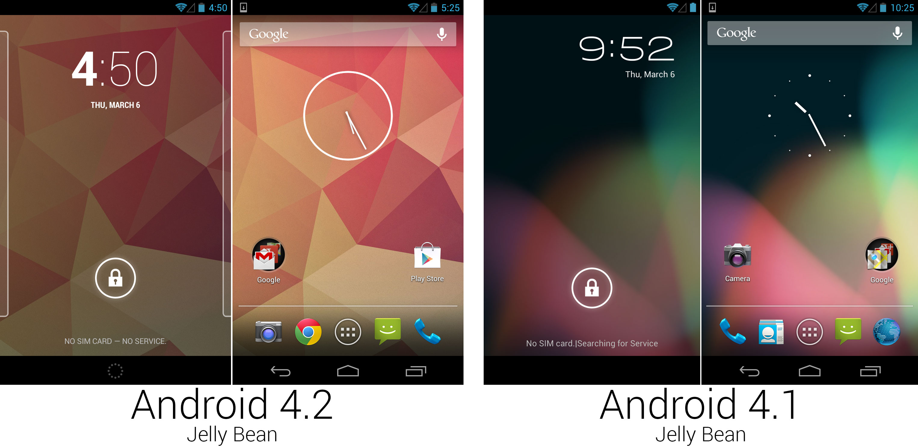 The New Lock Screen, Wallpaper, And Clock Widget Design - Android Lock Screen History , HD Wallpaper & Backgrounds