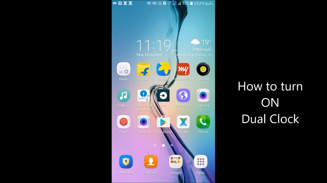 How To Turn On Dual Clock On Samsung Galaxy J5 - Smartphone , HD Wallpaper & Backgrounds