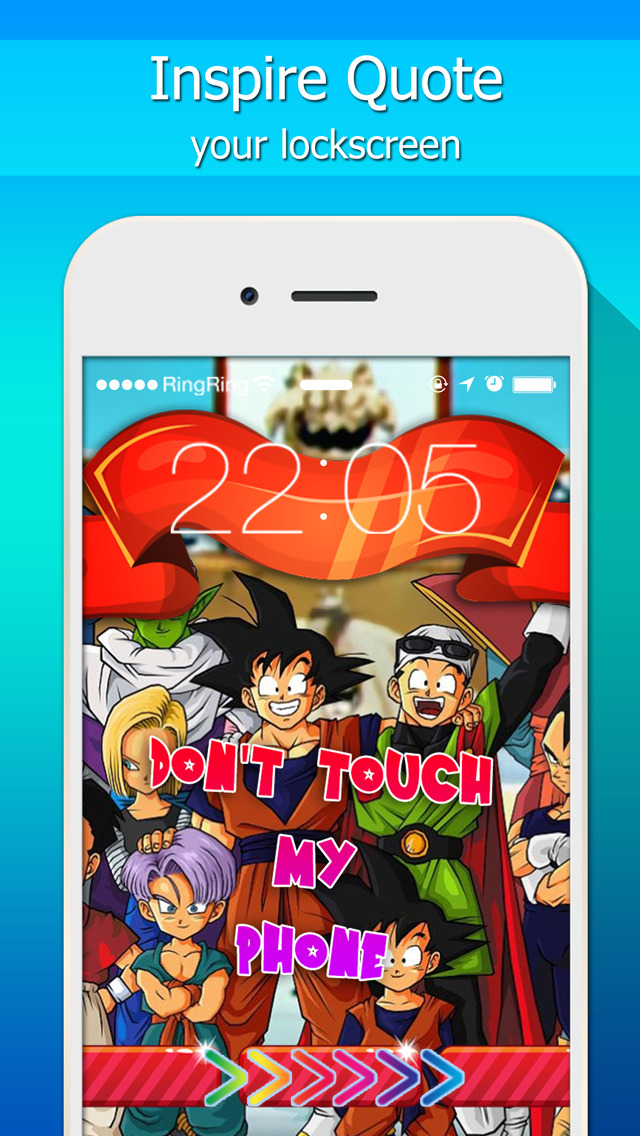 Lock Screen Designer Manga & Anime Wallpapers For Super - Dragon Ball Z , HD Wallpaper & Backgrounds