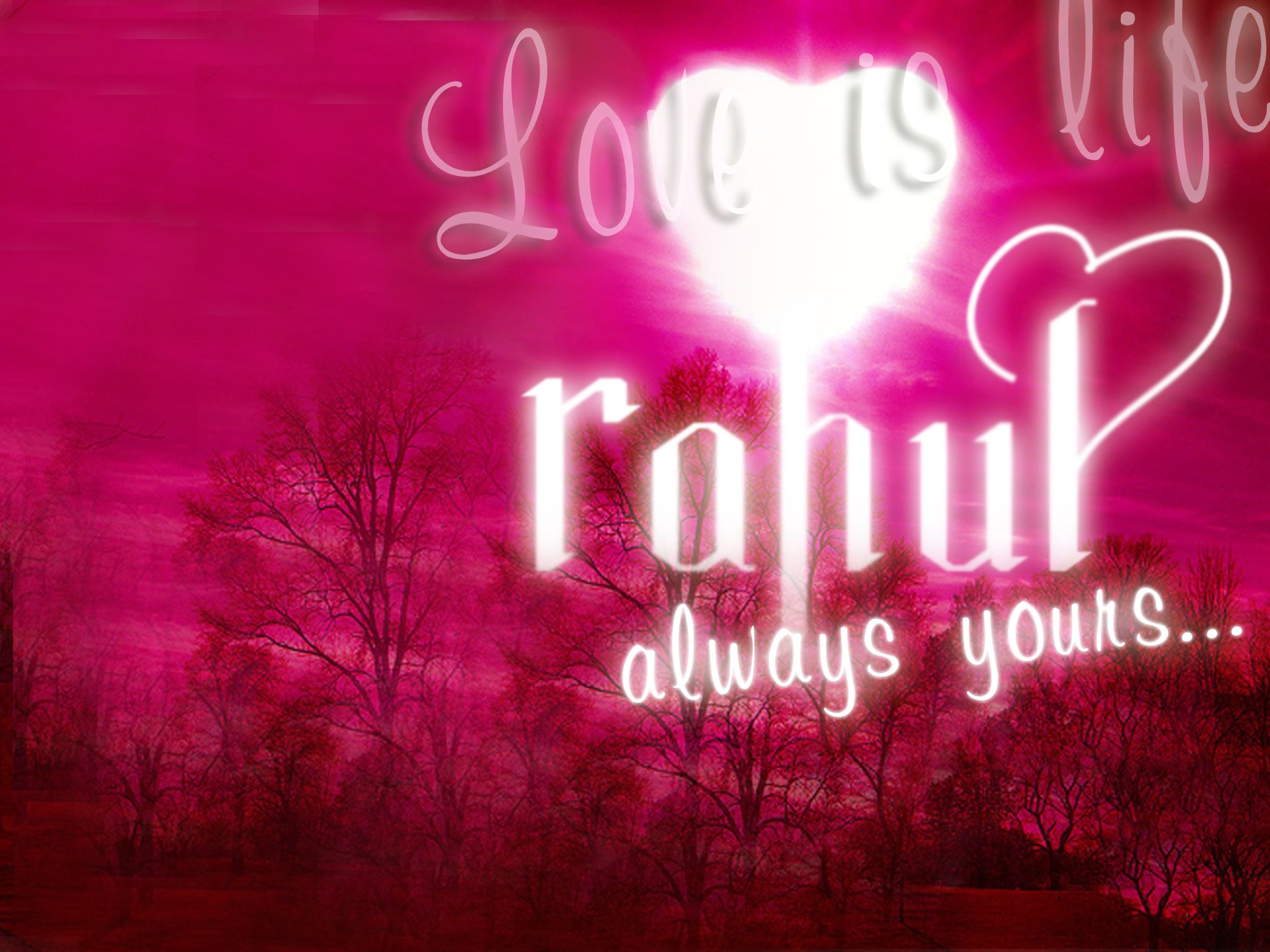 Valentine's Day - Happy Valentine Day Rahul , HD Wallpaper & Backgrounds