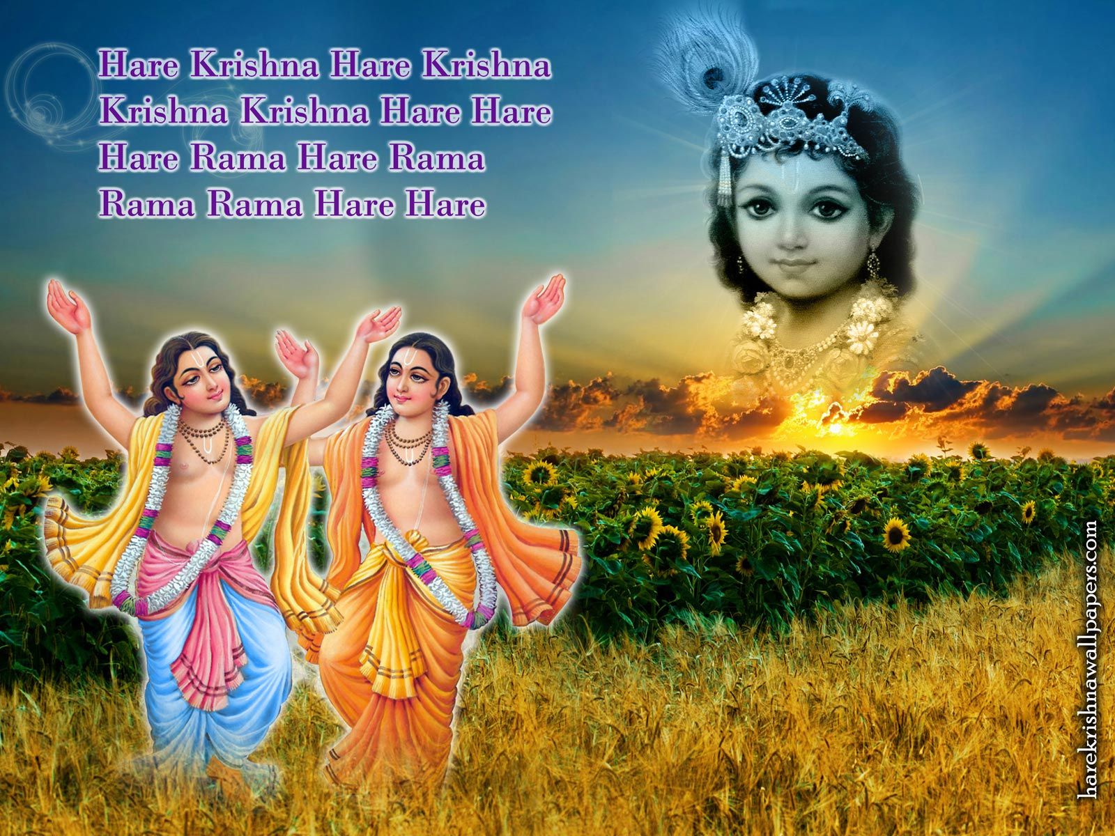 Iskcon Hare Krishna Wallpapers Hd Free Download - Hare Krishna Hare Ram , HD Wallpaper & Backgrounds