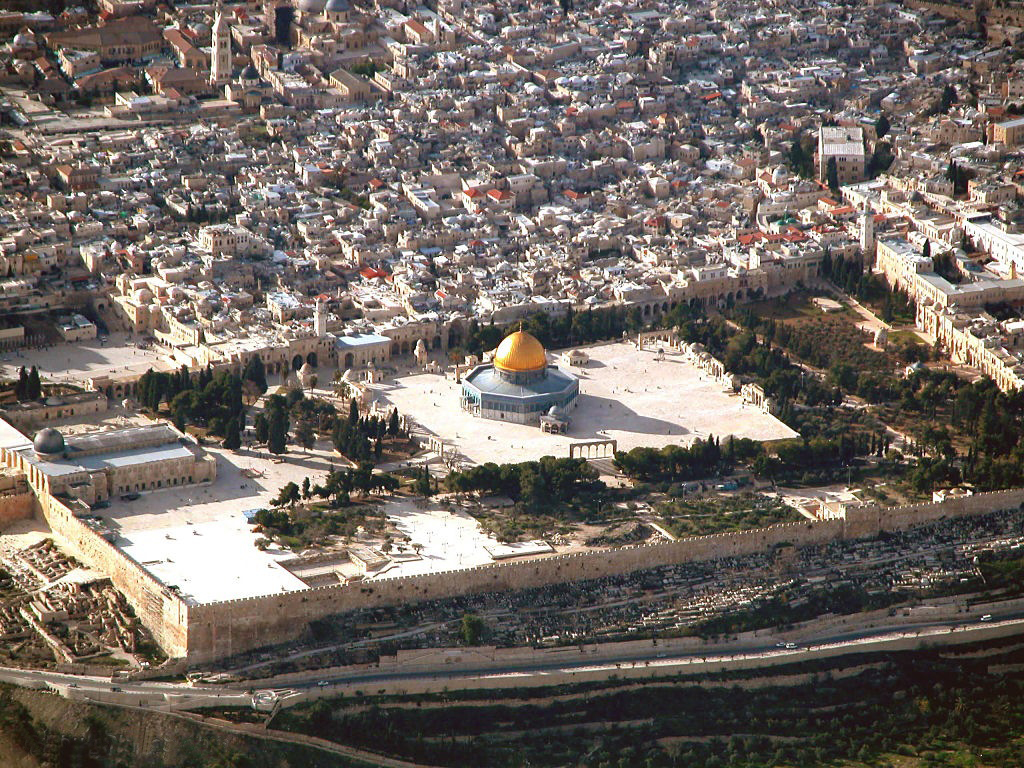 Arial Photo Al-aqsa - Temple Mount , HD Wallpaper & Backgrounds